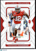 TreVeyon Henderson 2025 Panini National Treasures Collegiate RC /60 Ohio State