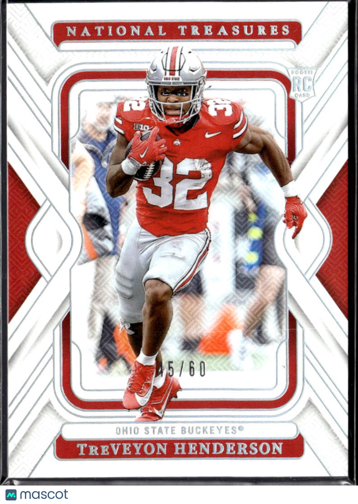TreVeyon Henderson 2025 Panini National Treasures Collegiate RC /60 Ohio State