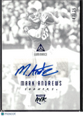 Mark Andrews 2018 Panini Luminance Football Rookie Ink Auto /75 Oklahoma Sooners