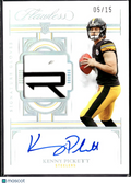 Kenny Pickett 2023 Flawless RC Signature Gloves Auto /15 Pittsburgh Steelers