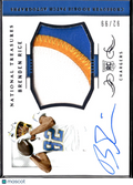 Brenden Rice 2025 National Treasures Crossover Patch Patch RC Auto /99 Chargers
