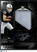 Jack Bech 2025 Panini Black RC Patch Auto /249 Las Vegas Raiders