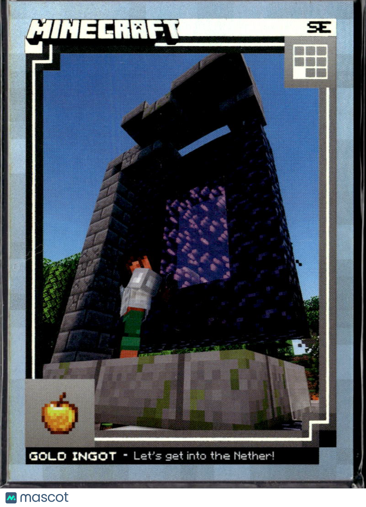Gold ingot 2025 Panini Minecraft Special Edition Crafting Chronicles #97 /75