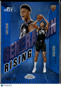 Ace Bailey 2025 Topps Chrome Generation Rising RC Blue Refractor 146/150 Jazz