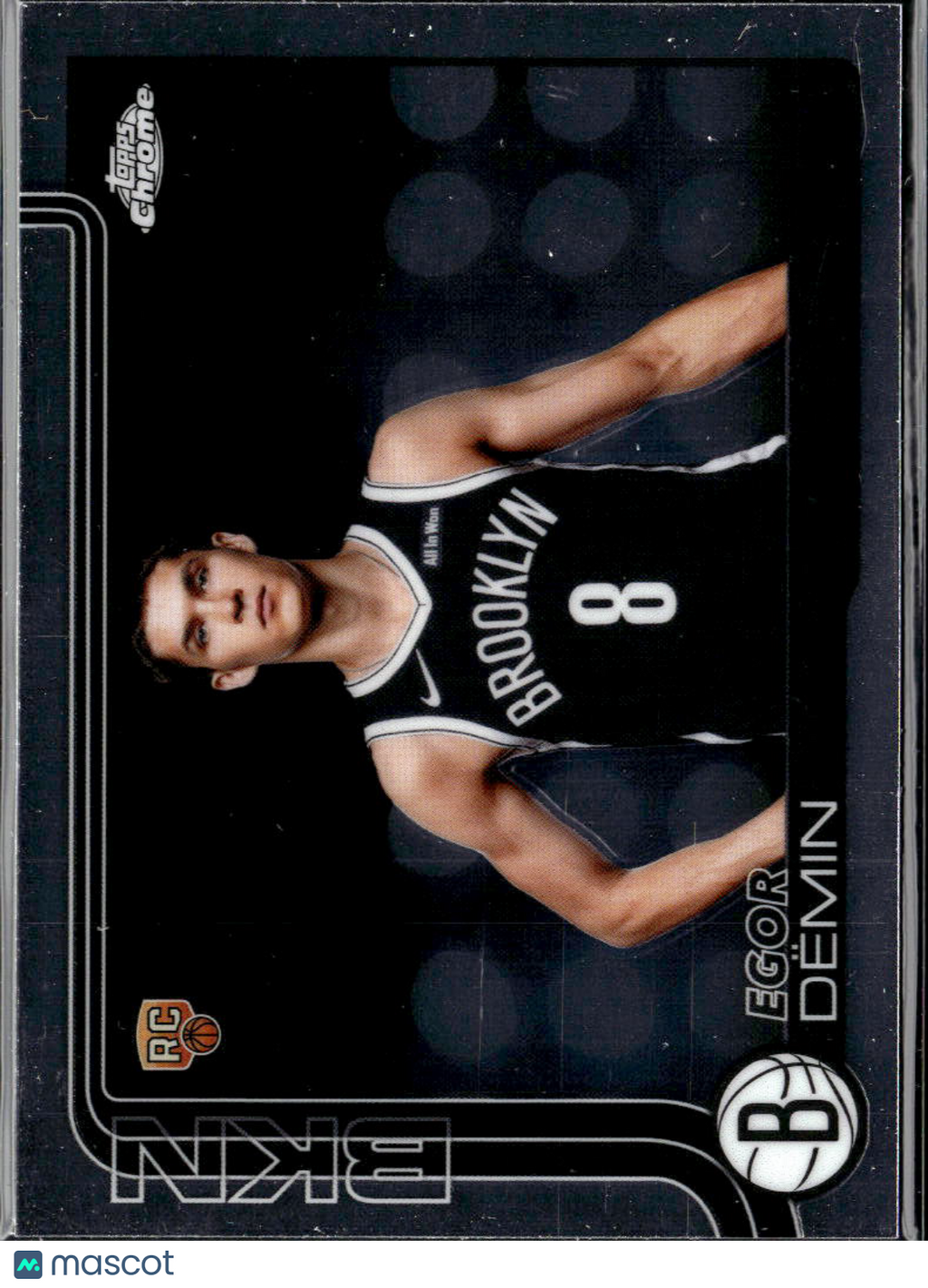 Egor Demin 2025 Topps Chrome Image Variation SSP Rookie RC Brooklyn Nets