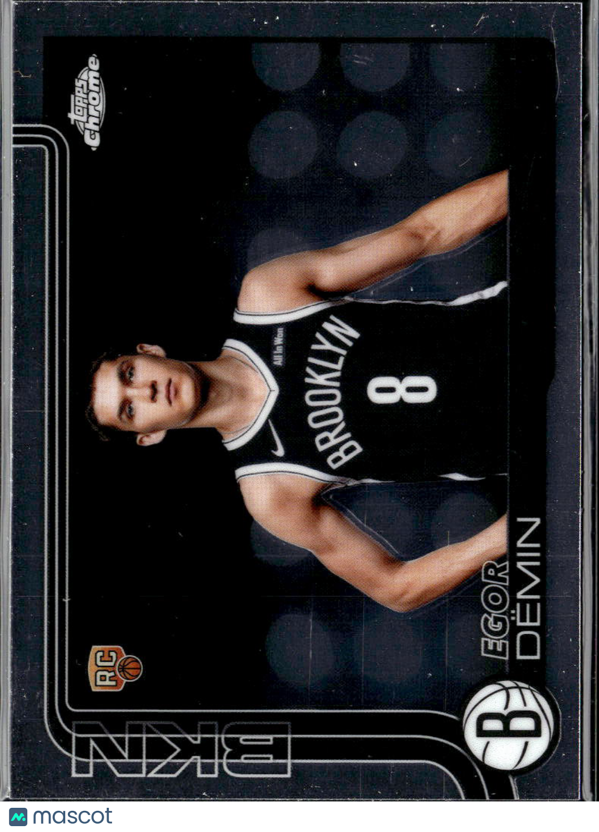 Egor Demin 2025 Topps Chrome Image Variation SSP Rookie RC Brooklyn Nets