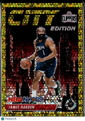 James Harden 20243-24 NBA Hoops City Edition GOLD Disco Prizm 10/10 Clippers
