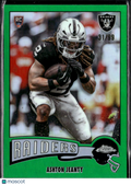 Ashton Jeanty 2025 Topps Chrome '75 Green Refractor RC 31/99 Las Vegas Raiders