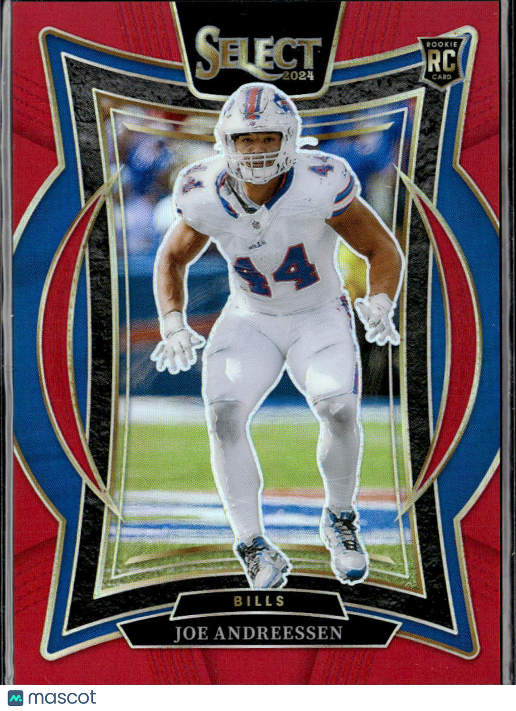 Joe Andreessen 2025 Select Red Prizm Rookie RC 25/99 Buffalo Bills