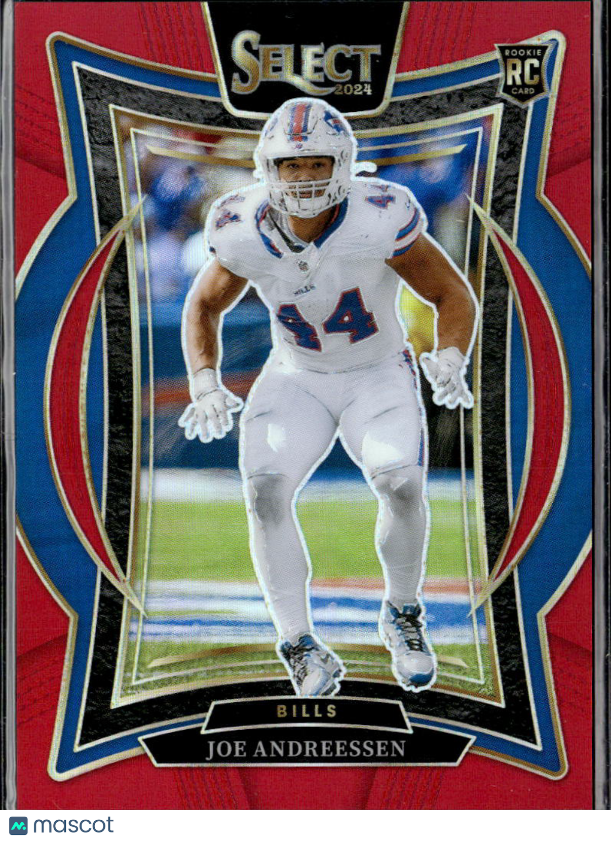 Joe Andreessen 2025 Select Red Prizm Rookie RC 25/99 Buffalo Bills