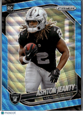 Ashton Jeanty 2025 Prizm Blue Wave Prizm Rookie RC 221/230 Las Vegas Raiders
