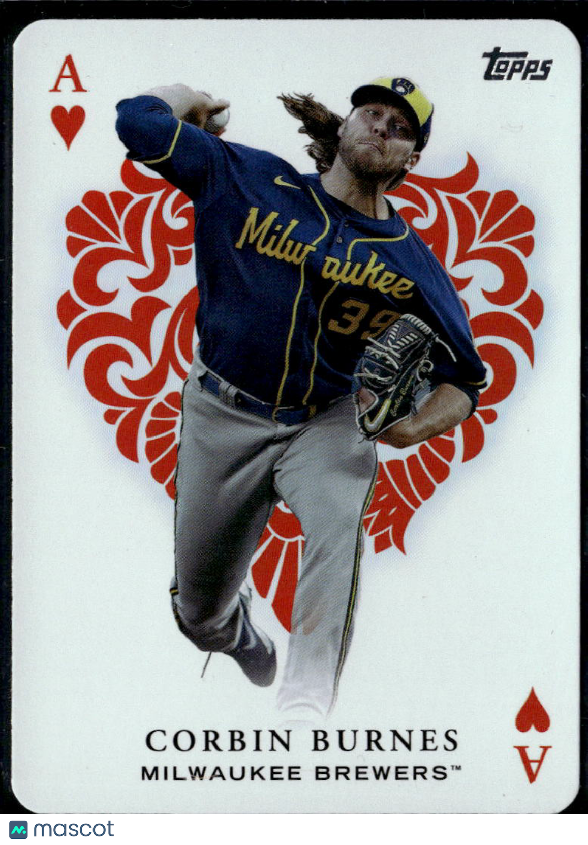 Corbin Burnes 2023 Topps All Aces Base Insert Milwaukee Brewers