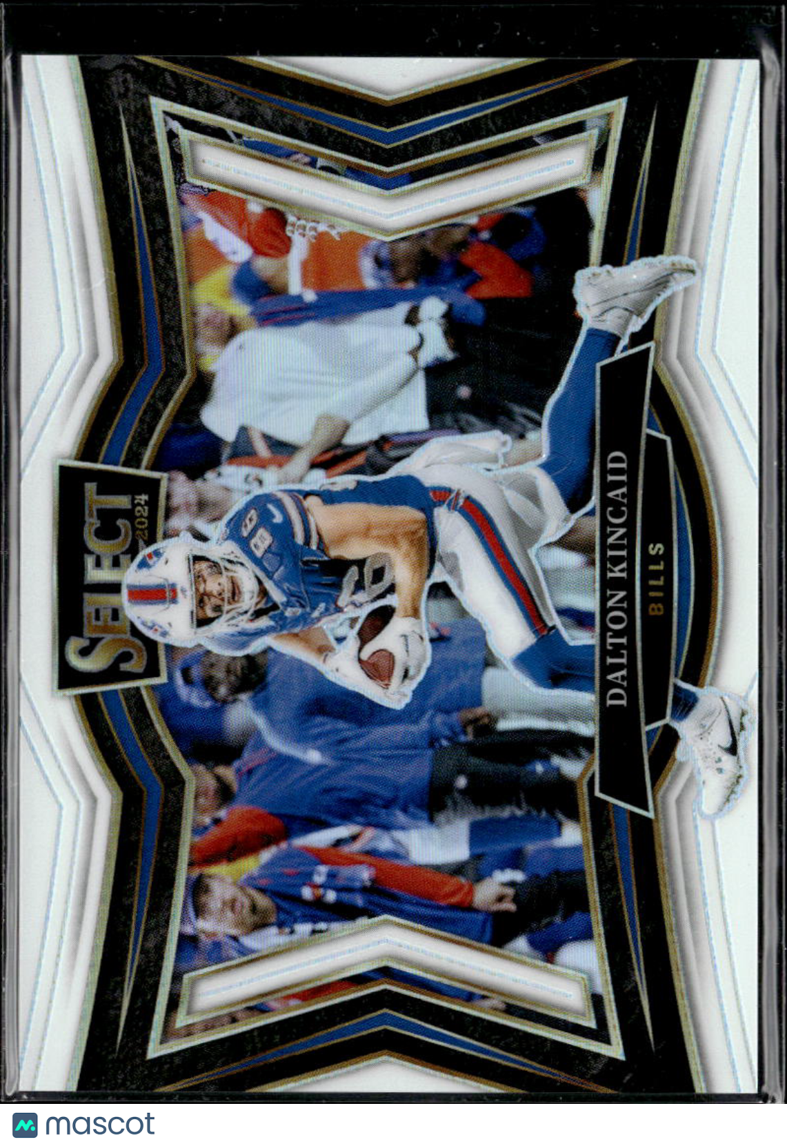 Dalton Kincaid 2025 Select Field Level White Prizm 27/35 Buffalo Bills