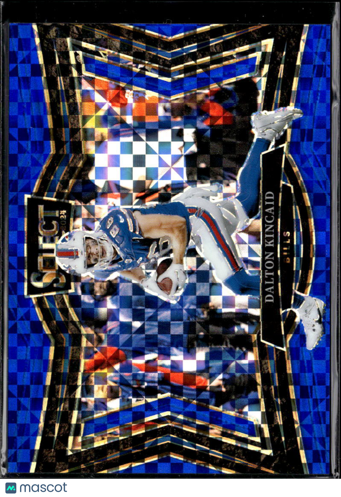 Dalton Kincaid 2025 Select Field Level Blue Checkerboard Prizm 20/75 Bills