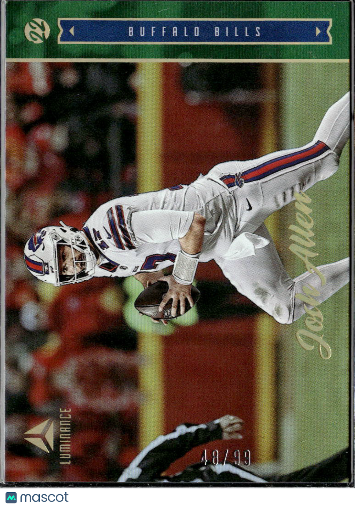 Josh Allen 2022 Luminance Green Parallel 46/99 Buffalo Bills