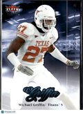 Michael Griffin 2007 Fleer Ultra Image Variation SSP RC Rookie Texas Longhorns