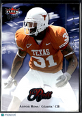 Aaron Ross 2007 Fleer Ultra Image Variation SSP RC Rookie Texas Longhorns