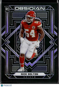 Nick Bolton 2021 Obsidian Purple Rookie RC 3/100 Kansas City Chiefs