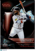 Michael Harris II 2026 Topps Chrome Black Orange Refractor 9/25 Atlanta Braves