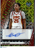 Kara Dunn 2026 Bowman's Best Auto Autograph Yellow 39/75 USC Trojans