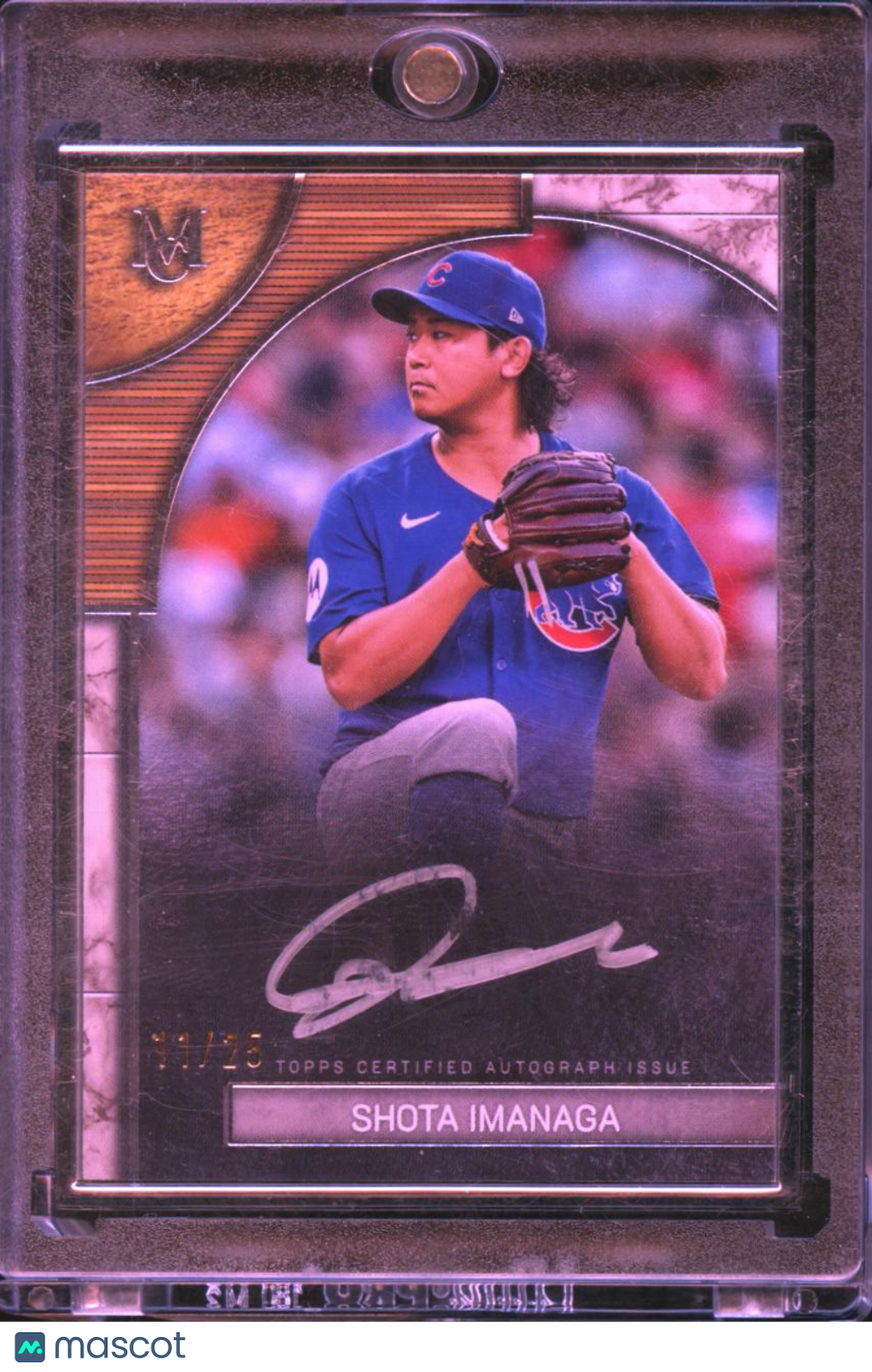 Shota Imanaga 2025 Museum Collection Museum Framed Auto Autograph 11/25 Cubs