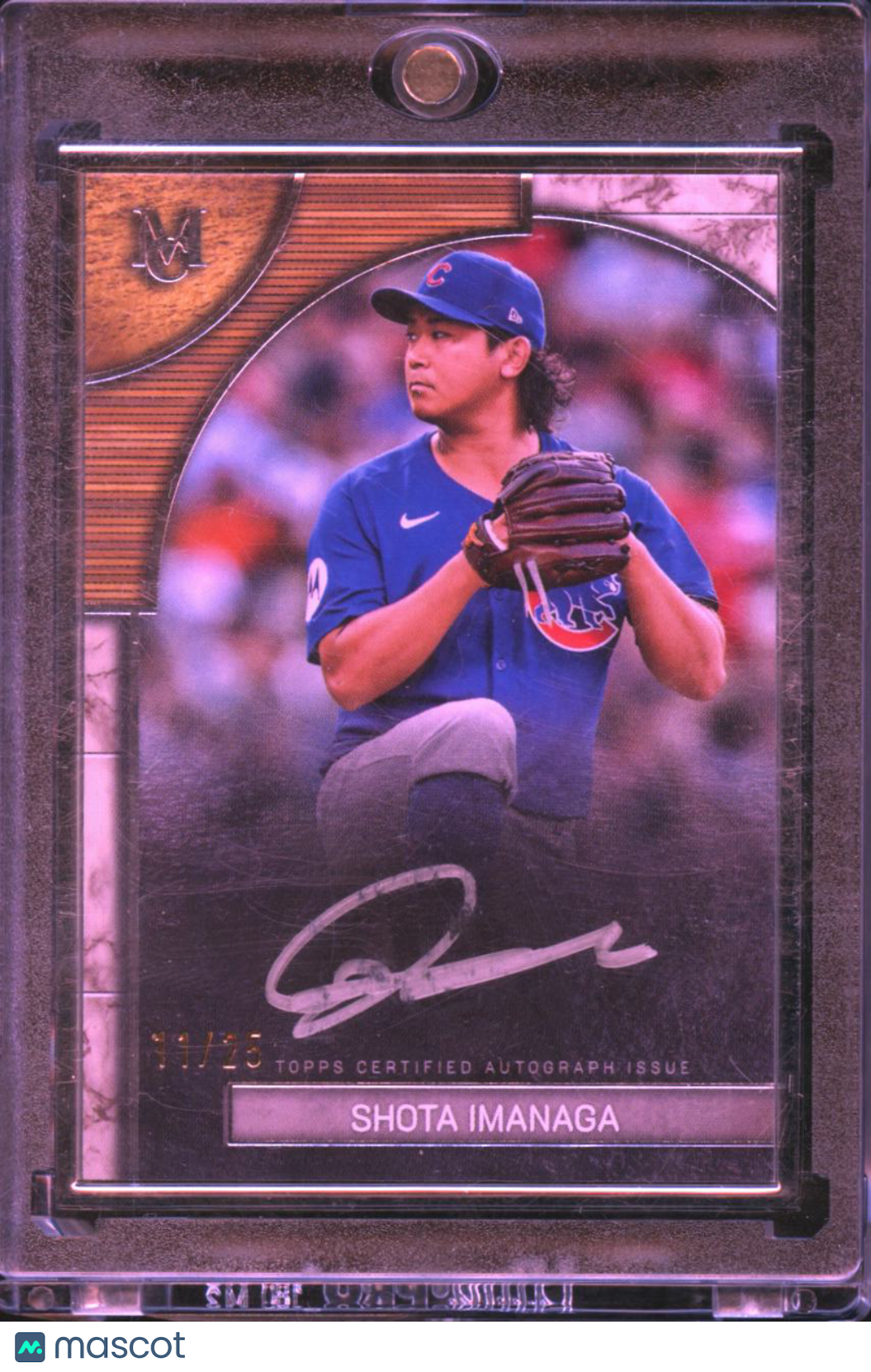 Shota Imanaga 2025 Museum Collection Museum Framed Auto Autograph 11/25 Cubs