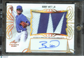 Bobby Witt Jr. 2021 Leaf Trinity Auto Autograph Nameplate Patch KC Royals