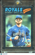 Bobby Witt Jr. 2025 Topps Heritage Black Refractor 40/77 Kansas City Royals