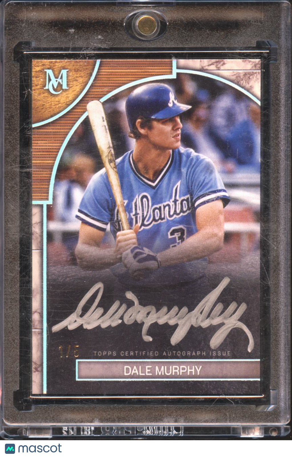 Dale Murphy 2025 Topps Museum Collection Auto Autograph 1/5 Atlanta Braves