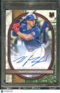 Wyatt Langford 2025 Topps Museum Collection Auto Autograph 12/20 Texas Rangers