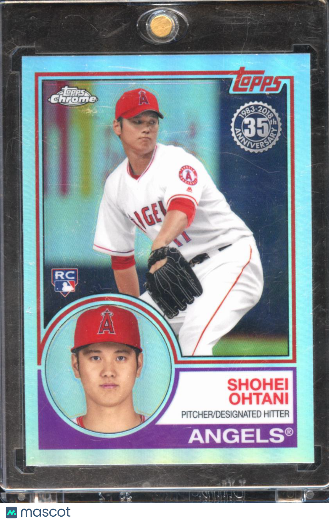 Shohei Ohtani 2018 Topps Chrome '83 Rookie RC Refractor Los Angeles Angels