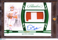 Quinn Ewers 2025 Flawless Auto Autograph Emerald Patch RC 2/5 Texas Longhorns