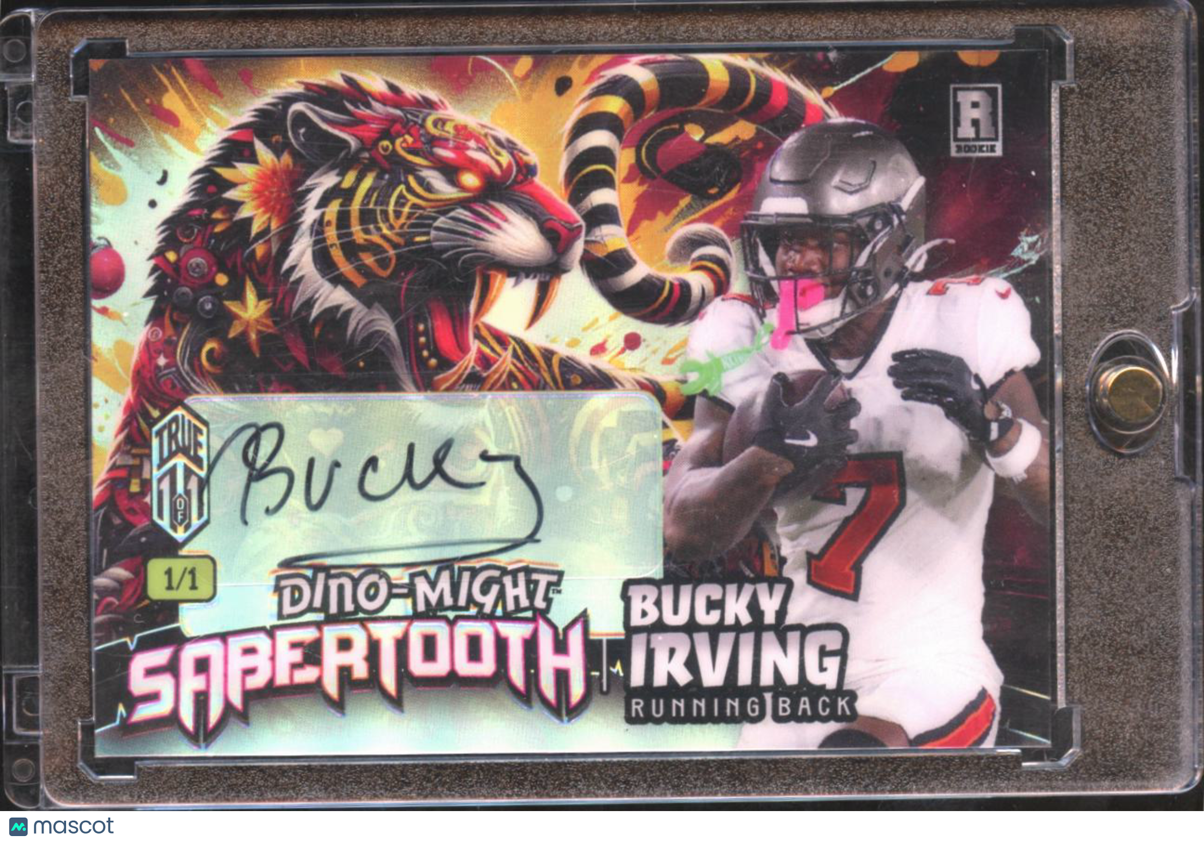 Bucky Irving 2024 Wild Card Auto Autograph Rookie 1/1 Tampa Bay Buccaneers