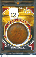 Don Hoak 2025 Leaf Lumber Game-Used Bat Knob 1/1 Pittsburgh Pirates