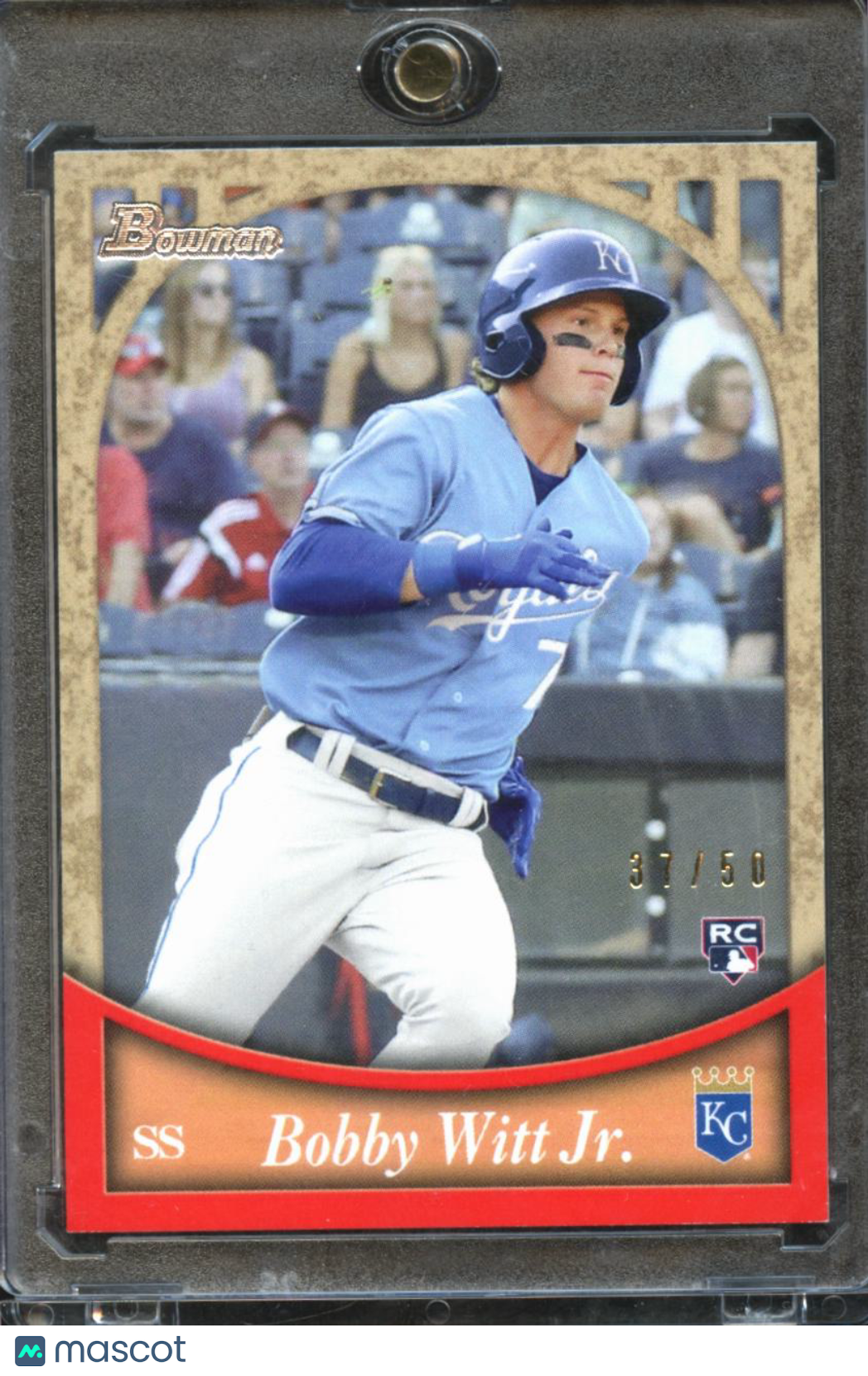 Bobby Witt Jr. 2022 Bowman Transcendent VIP Rookie RC 37/50 Kansas City Royals
