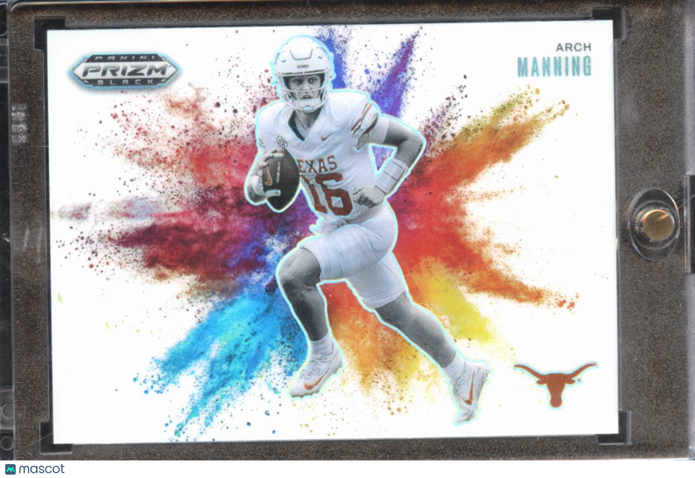 Arch Manning 2025 Prizm White Color Blast SSP CASE HIT RC Rookie Texas Longhorns