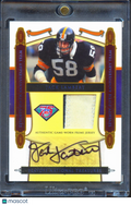 Jack Lambert 2008 National Treasures Auto Autograph Patch 9/10 Steelers