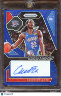 Cason Wallace 2023 Prizm Auto Autograph Blue Wave RC Rookie OKC Thunder
