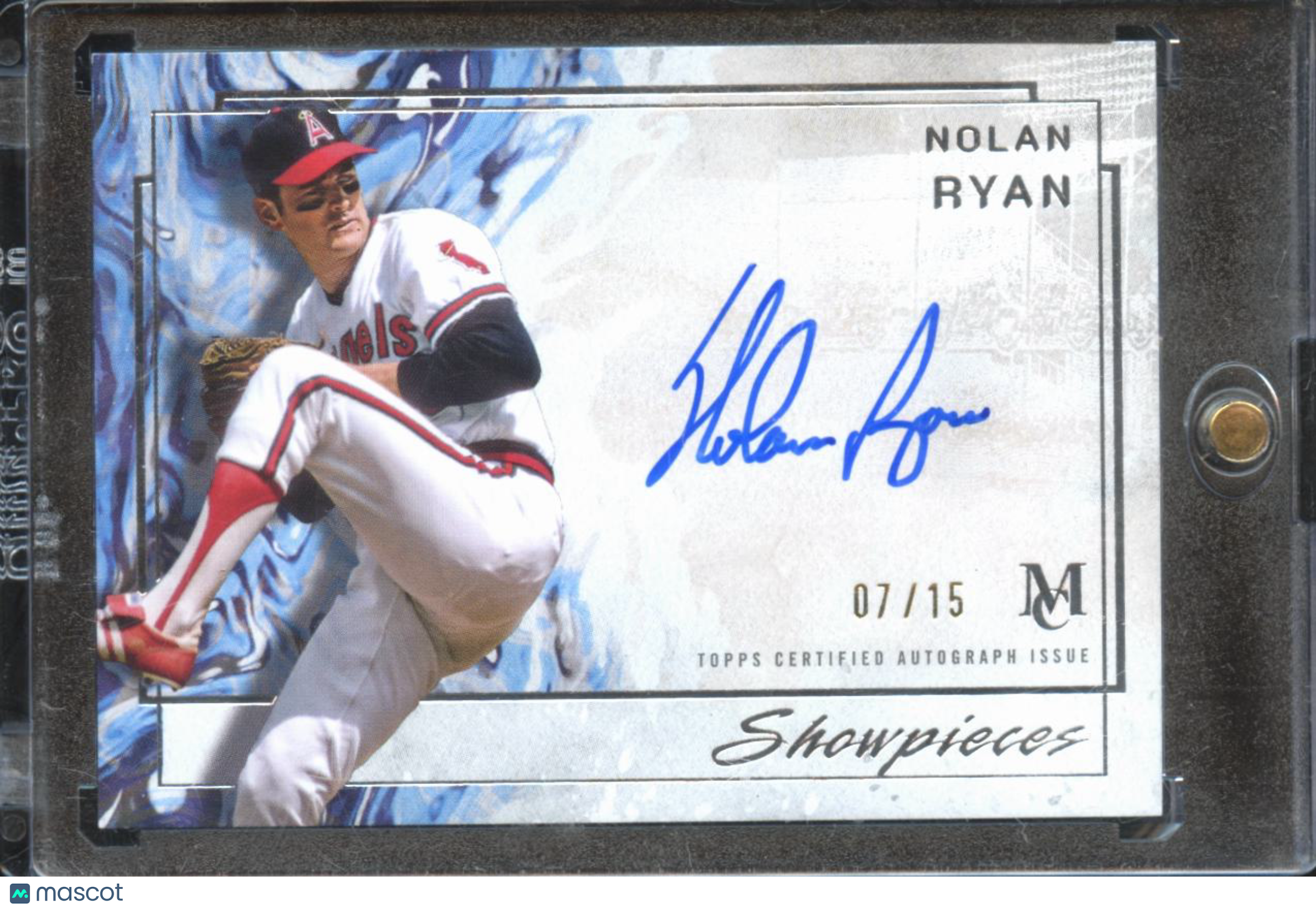 Nolan Ryan 2025 Museum Collection Showpieces Auto Autograph 7/15 Angels