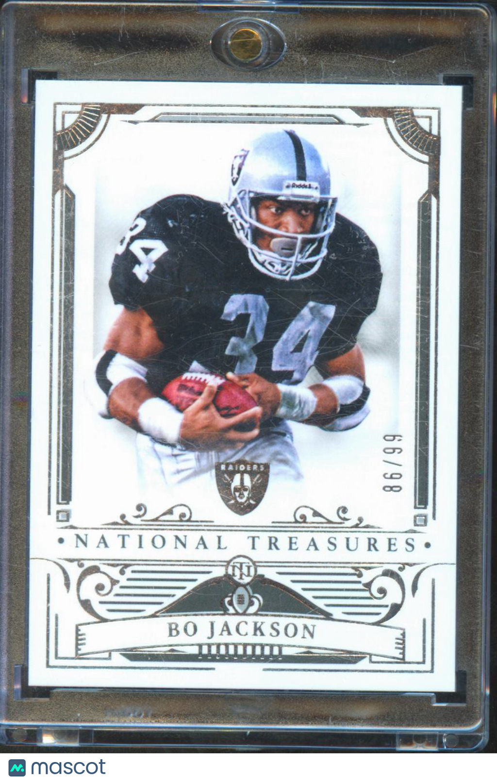Bo Jackson 2025 National Treasures 84/99 Las Vegas Raiders