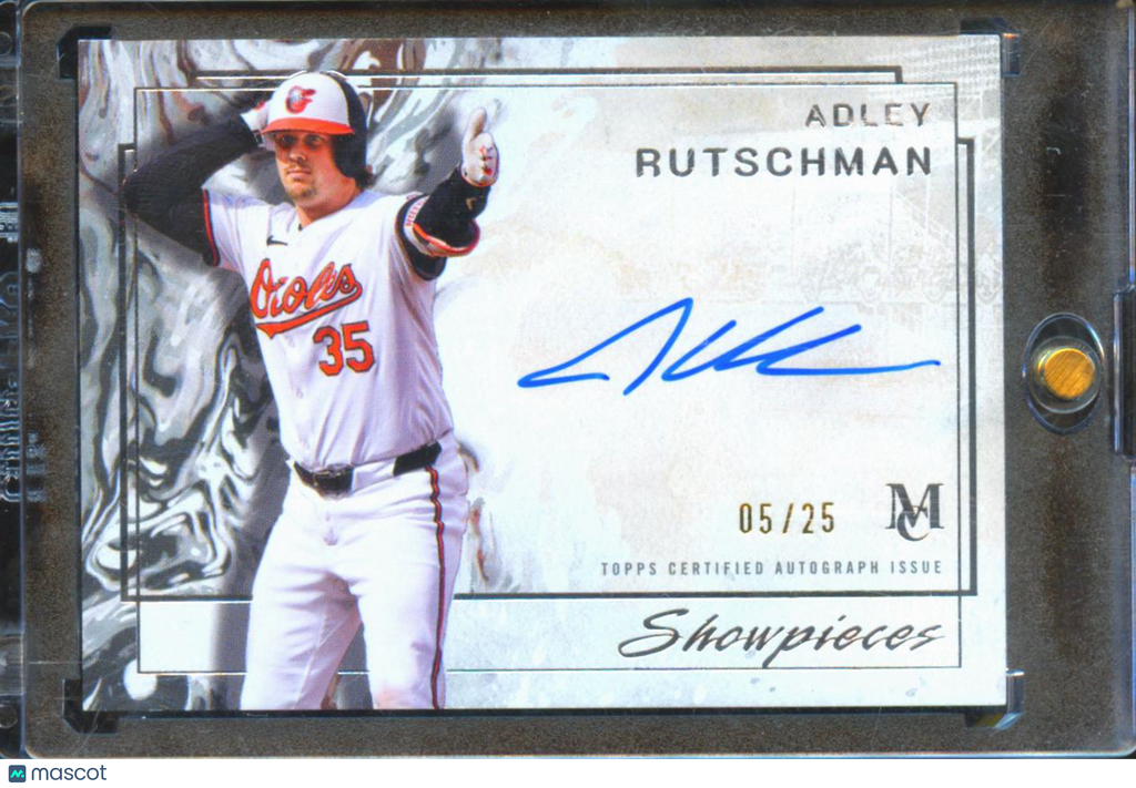Adley Rutschman 2025 Museum Collection Showpieces Auto Autograph 5/25 Orioles