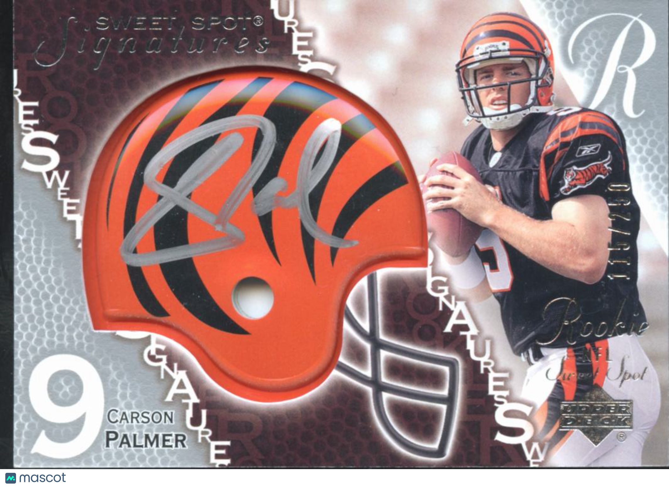 Carson Palmer 2003 Upper Deck Sweet Spot Auto Autograph RC 115/250 Bengals
