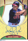 Omar Vizquel 2017 Topps Five Star Auto Autograph 10/15 Cleveland Indians