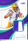 Derrius Guice 2018 Immaculate Glove Patch RC Rookie 2/84 LSU Tigers
