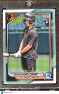Jackson Holliday 2024 Bowman Chrome Image Variation SSP RC Refractor Orioles