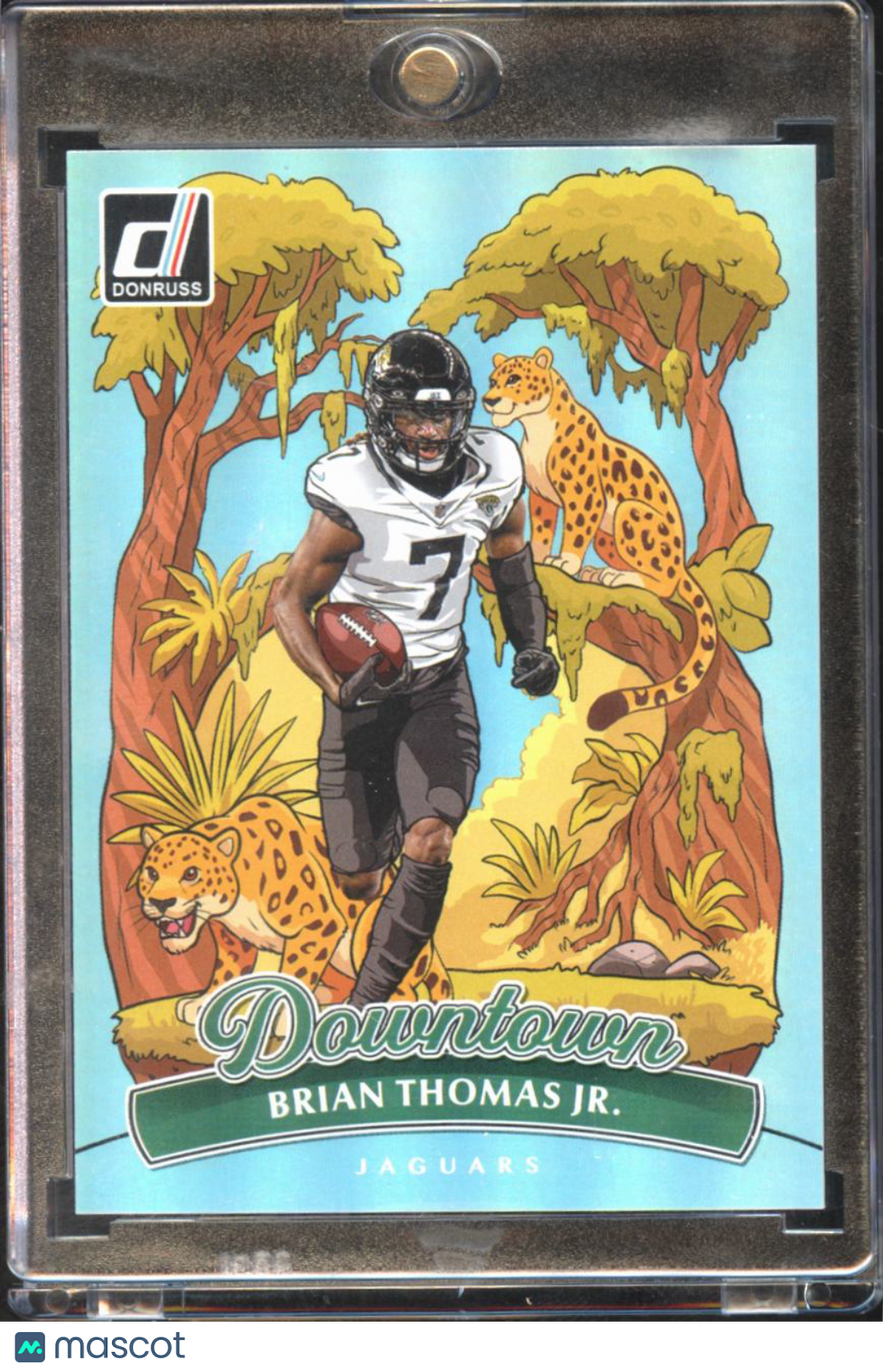 Brian Thomas Jr. 2025 Donruss DOWNTOWN SSP CASE HIT Jacksonville Jaguars