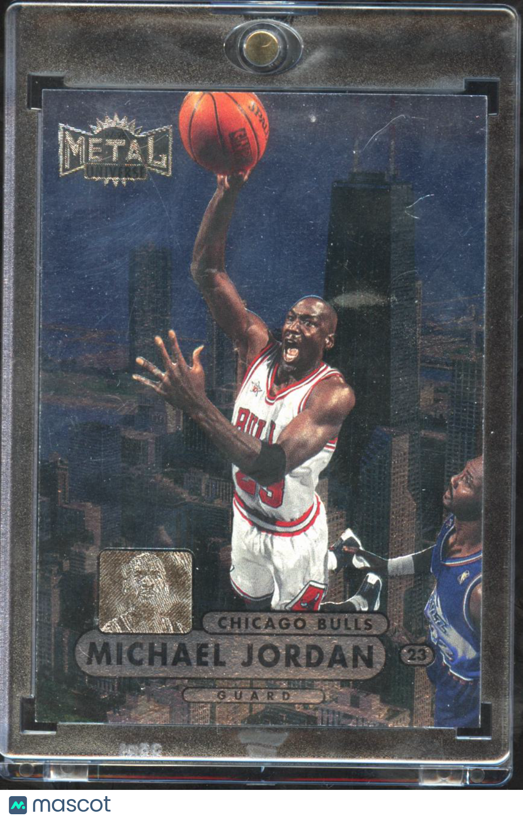 Michael Jordan 1997-98 SkyBox Metal Universe Card #23 Chicago Bulls