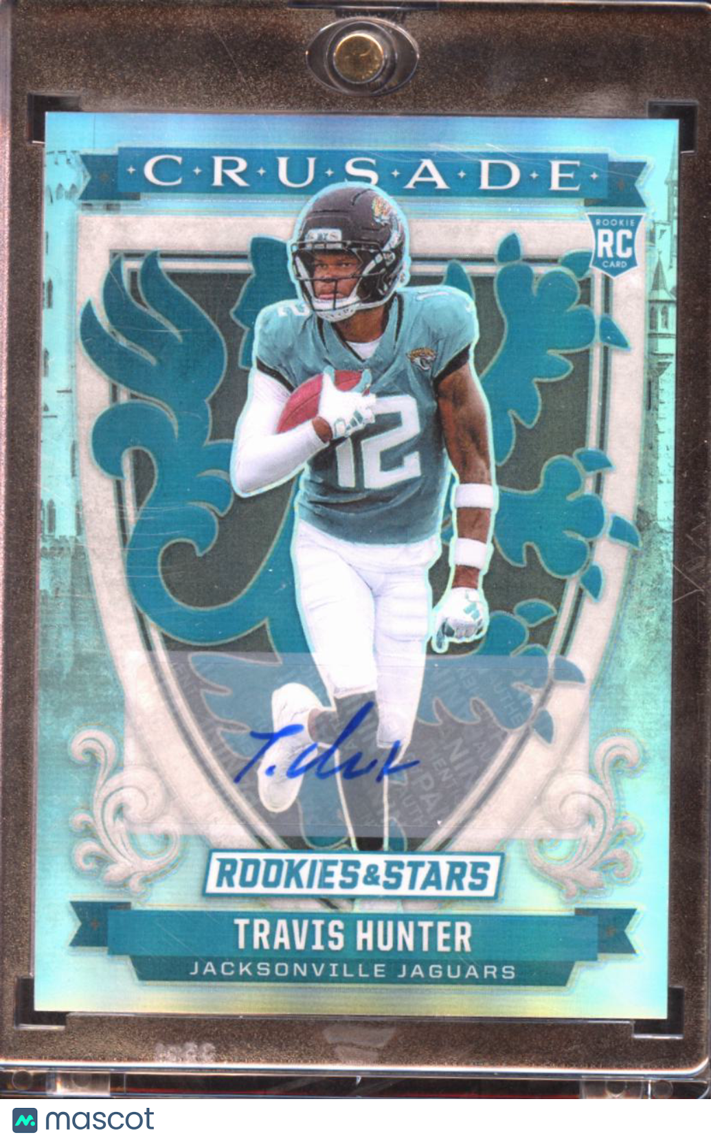 Travis Hunter 2025 Rookies & Stars Crusade Auto Autograph RC 86/99 Jaguars