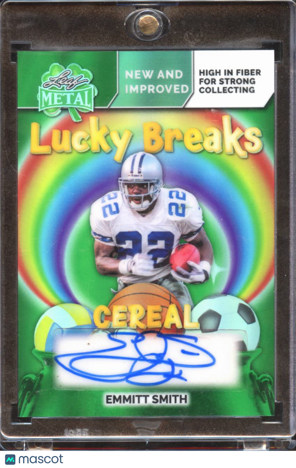 Emmitt Smith 2026 Leaf Metal Lucky Breaks Auto Autograph 1/3 Dallas Cowboys