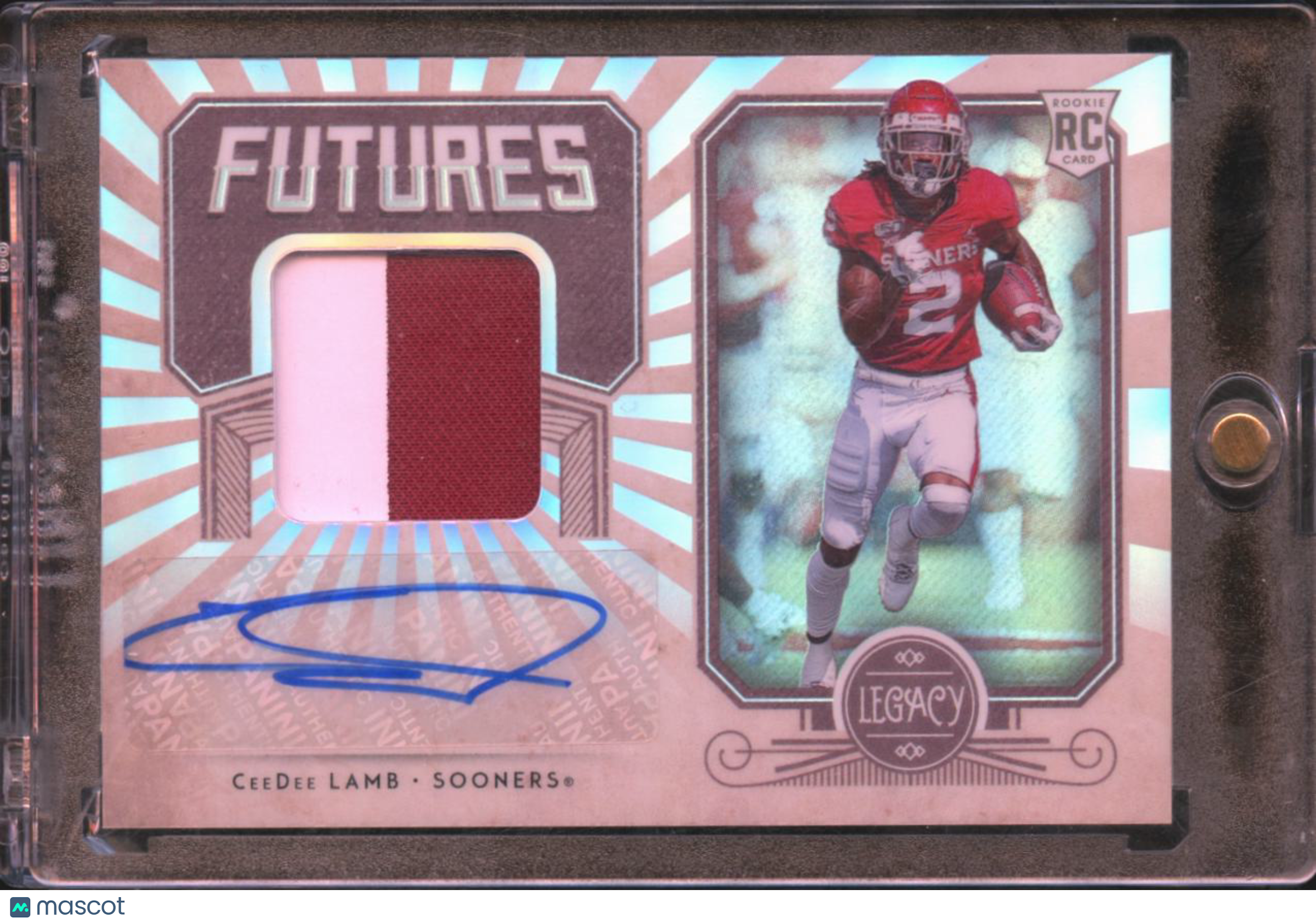 CeeDee Lamb 2020 Legacy Auto Autograph Patch RC 23/135 Oklahoma Sooners